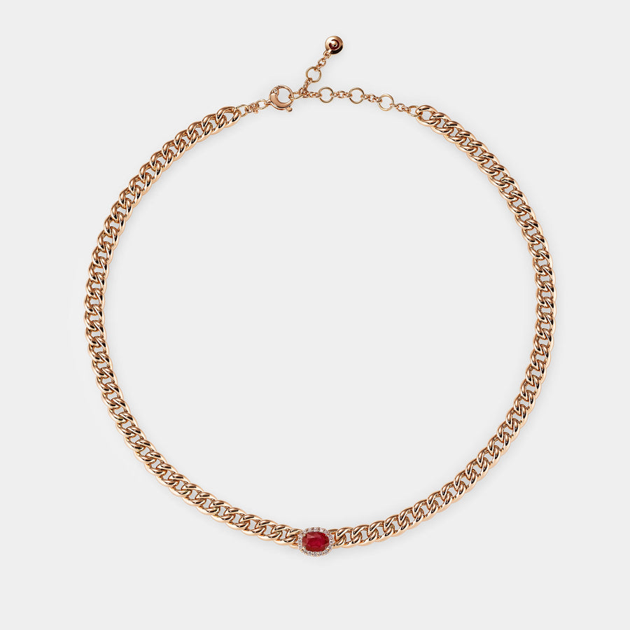 Necklace - Gourmette